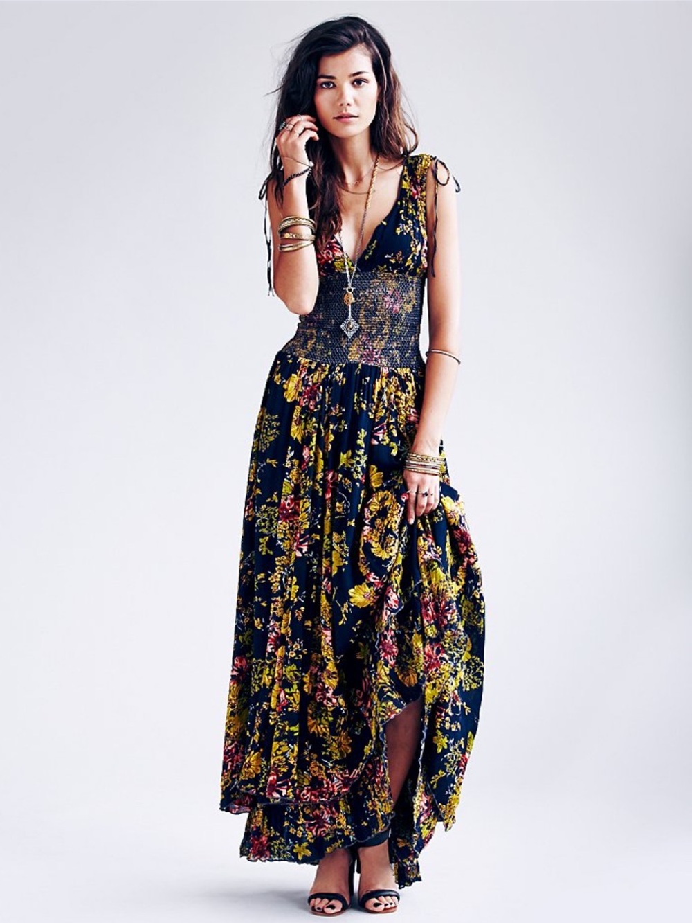 NWOT Free People Wisteria Maxi Dress